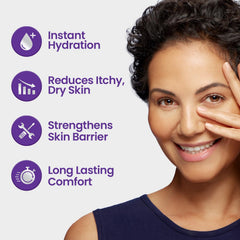 Optase LIFE preservative-free label close-up emphasizing gentle care for sensitive eyes.
