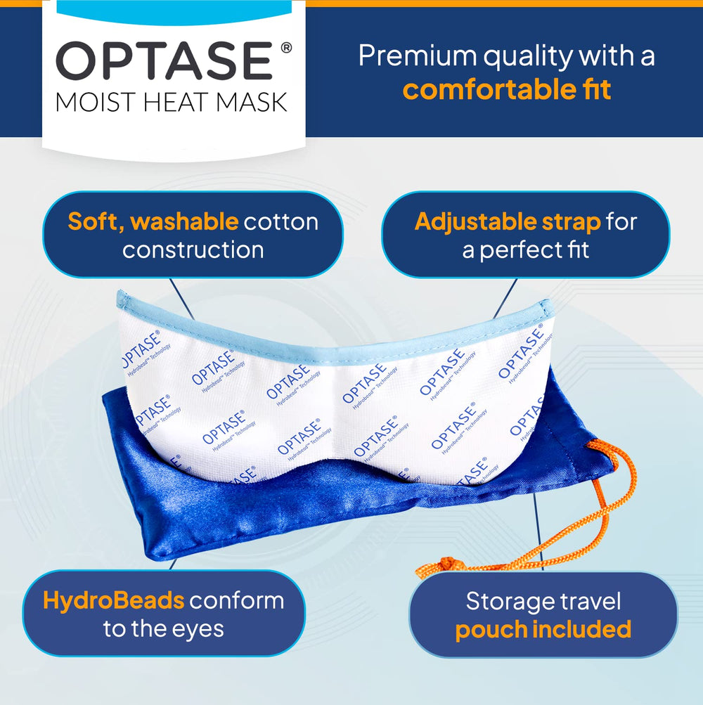 Optase Moist Heat Mask is washable and reusable for ongoing use.