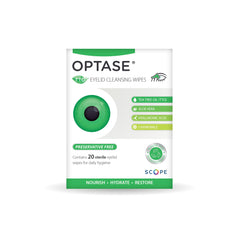Optase TTO inner-to-outer lid cleanse demonstrates gentle cleansing technique.