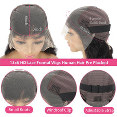 optenpg body wave wig middle-part style for versatile daily looks