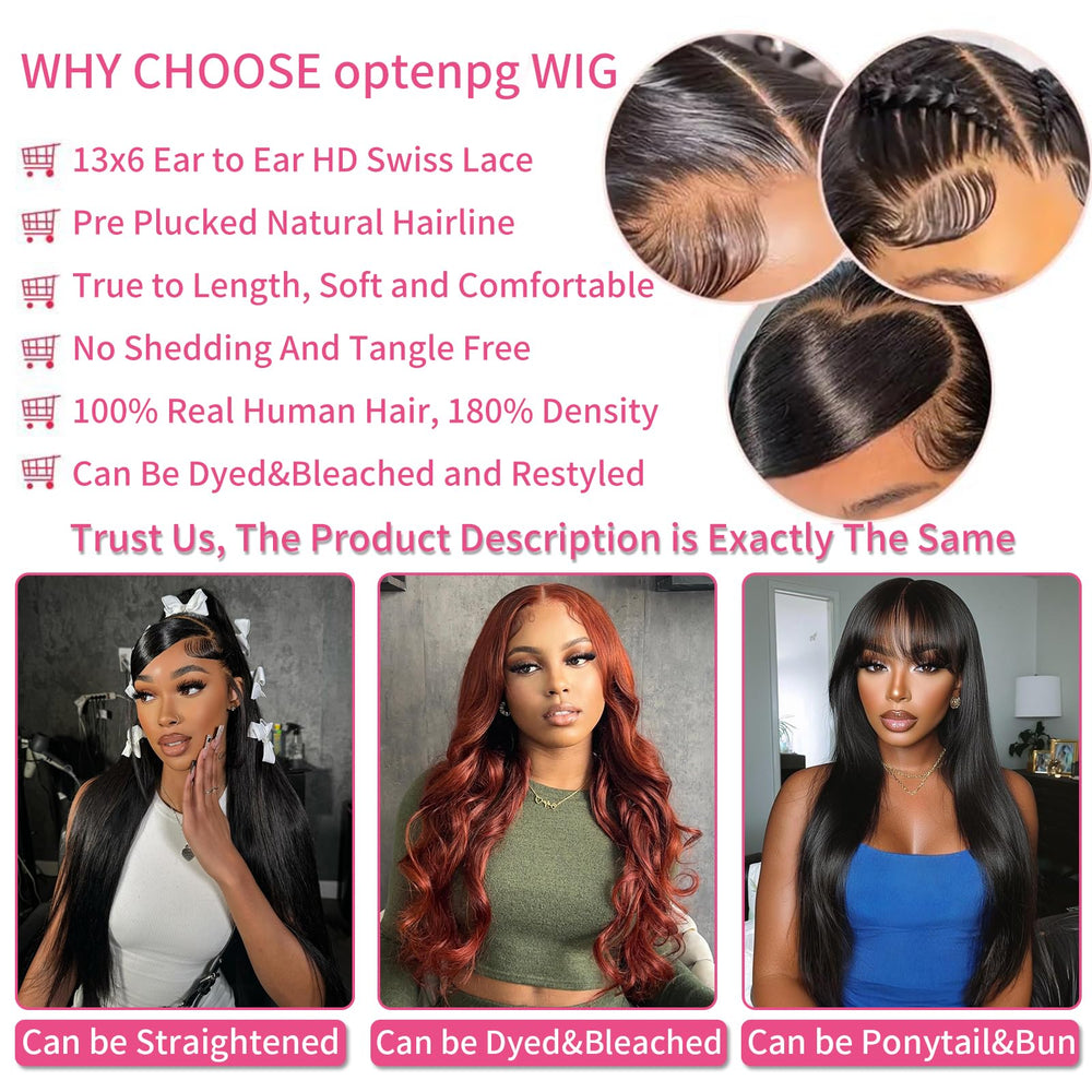 optenpg wig cap with adjustable straps and four combs for secure fit