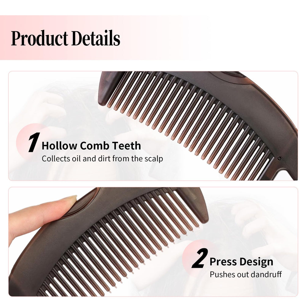Optisake Dandruff Comb pink variant shows family friendly design.