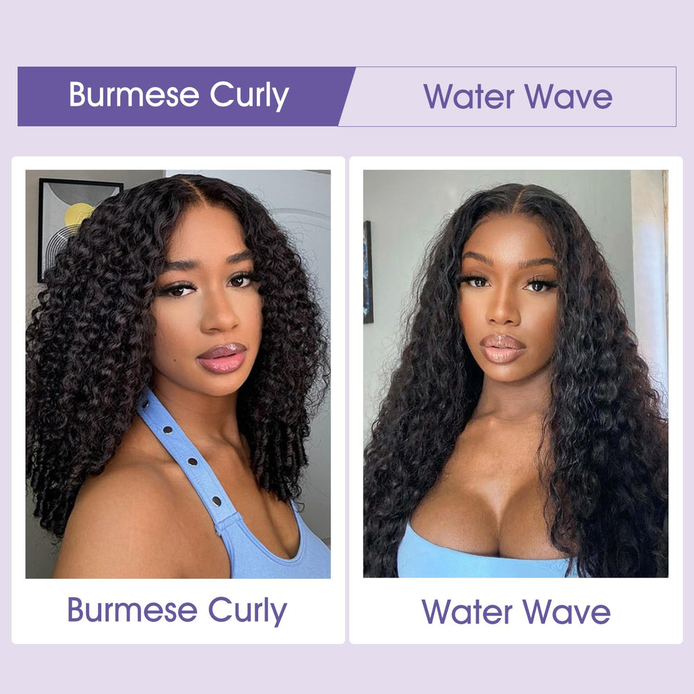 OQ Hair Burmese Curly Glueless Wig breathable cap for all-day comfort.