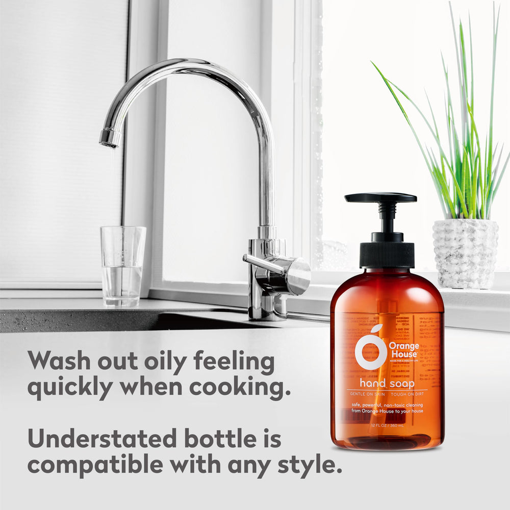 Orange House eco-friendly packaging and cold-pressed orange peel oil.