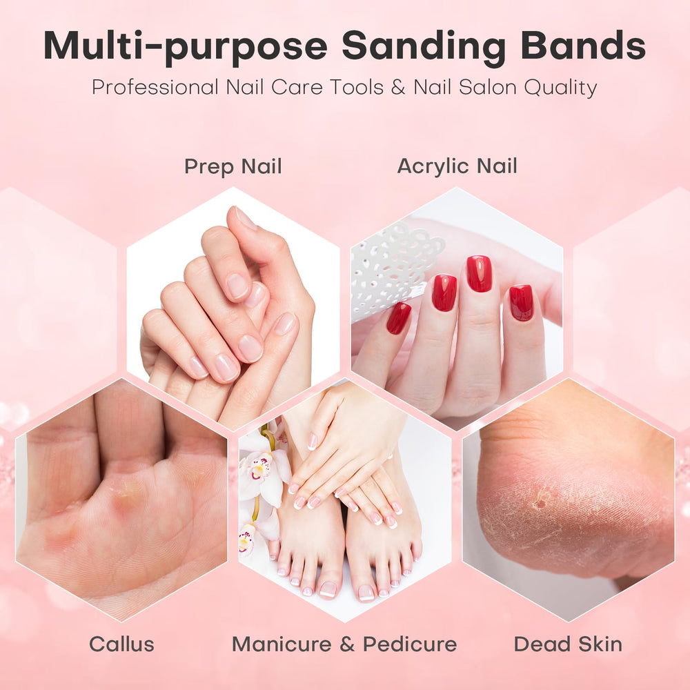 Oranllow salon-quality nail care set on display for home or pro use