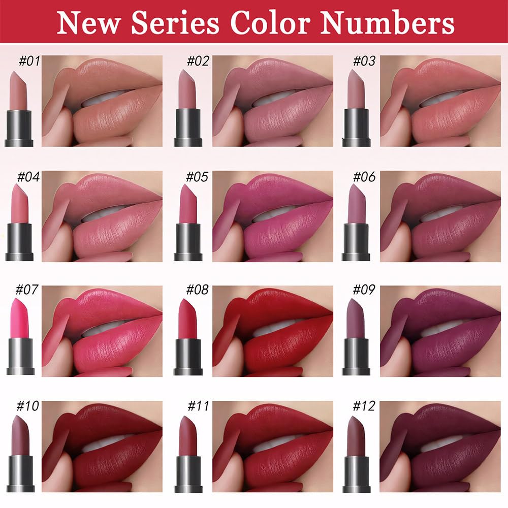 ORANOT matte lipstick swatches on arm with rich pigmentation