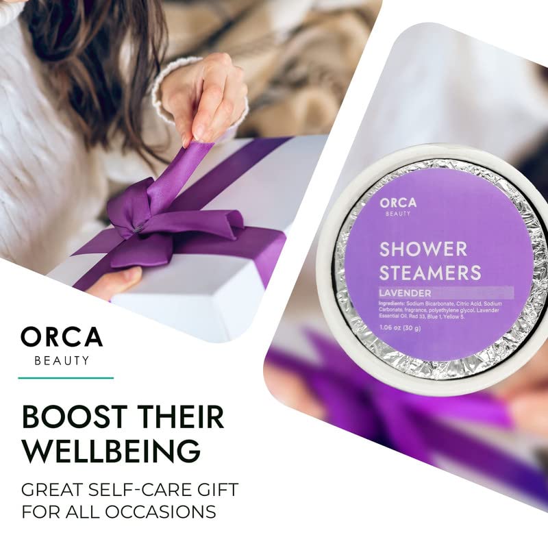 Orca Beauty Cacao & Orange Shower Steamer cozy, mind-refreshing ritual