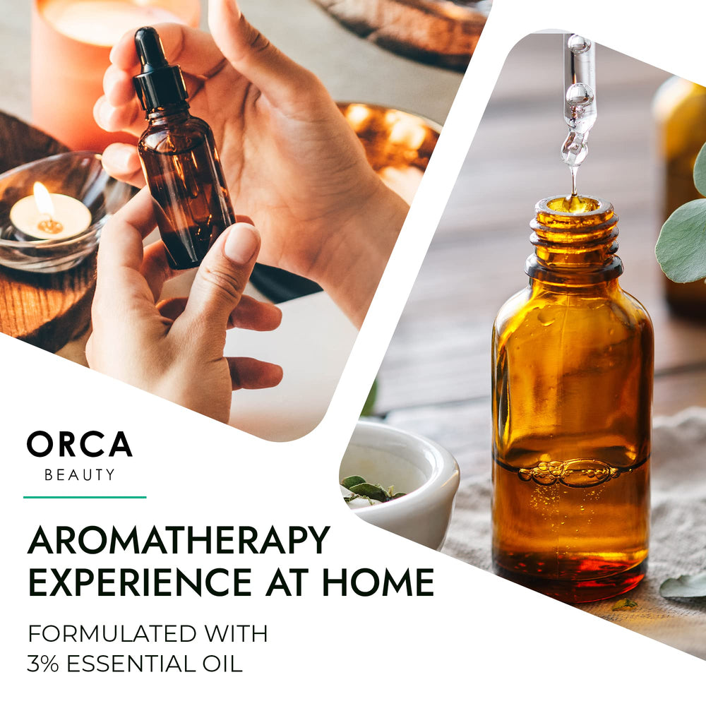 Orca Beauty Peppermint steamer delivering cooling, invigorating vapor for a bright start.