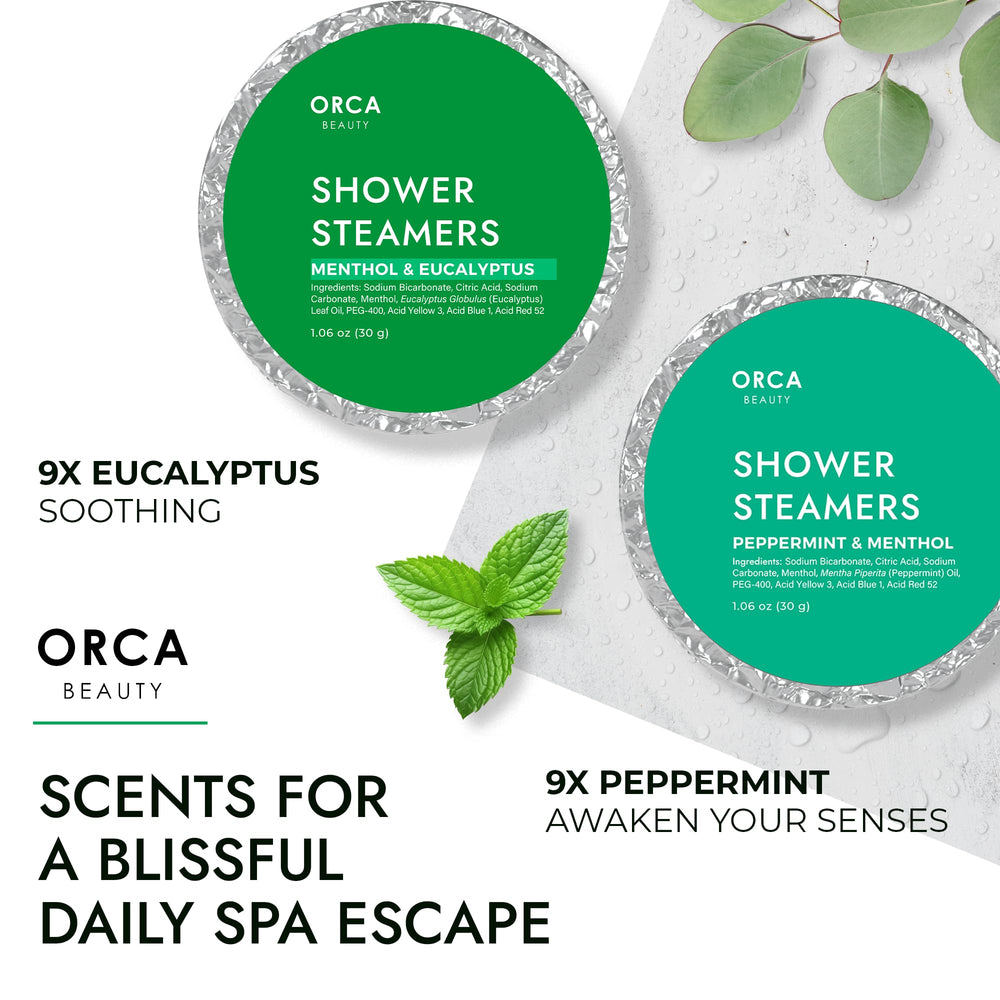 Orca Beauty spa-like home experience with elegant packaging and mist.