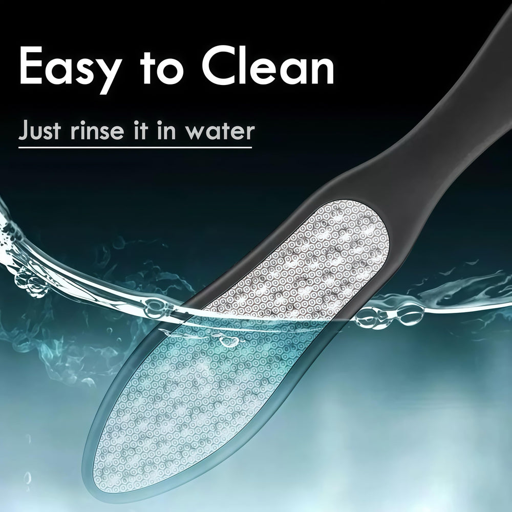 OrchidJewel 3in1 foot file easy-clean design for quick maintenance after showers.