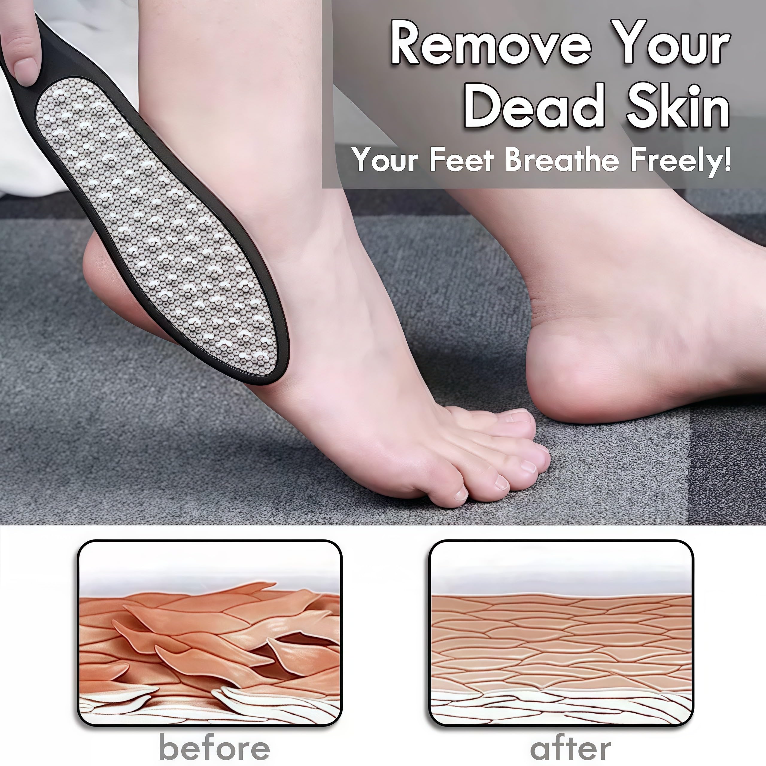 OrchidJewel 3in1 foot file large size for covering more area during pedicure sessions.