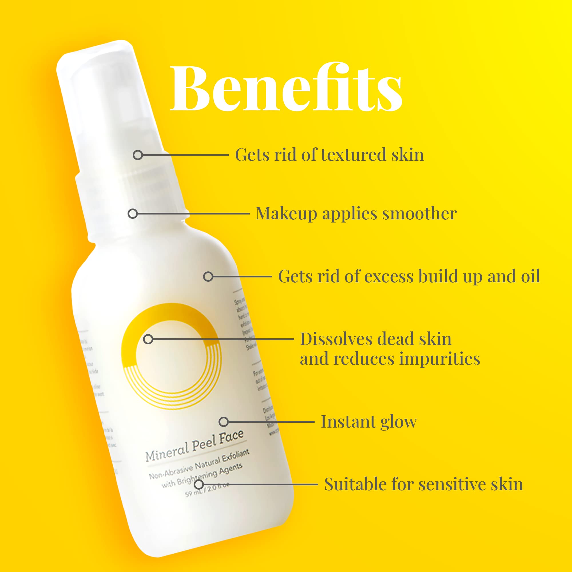 O.R.G. Skincare Peel-Off cleanser jar closeup shows texture and mineral-based exfoliant.