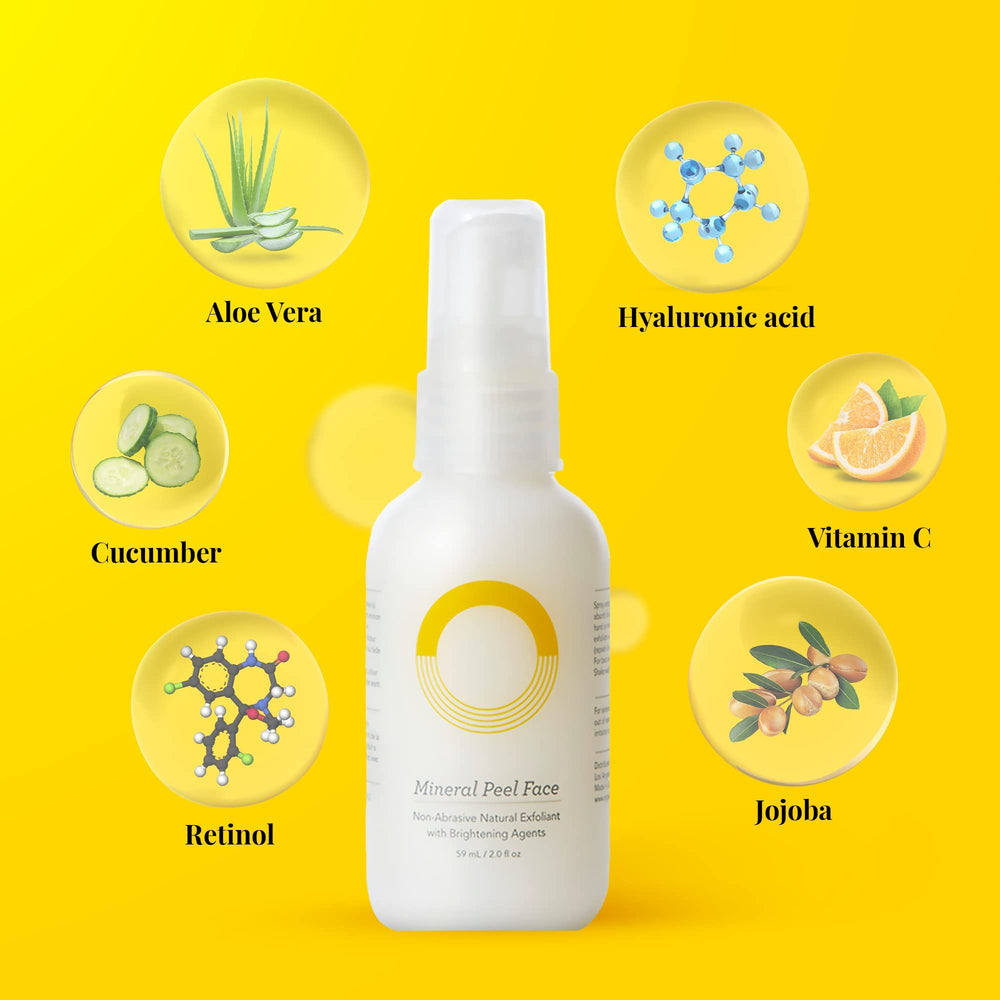 O.R.G. Skincare Peel-Off texture closeup emphasizes non-drying, gentle exfoliation.