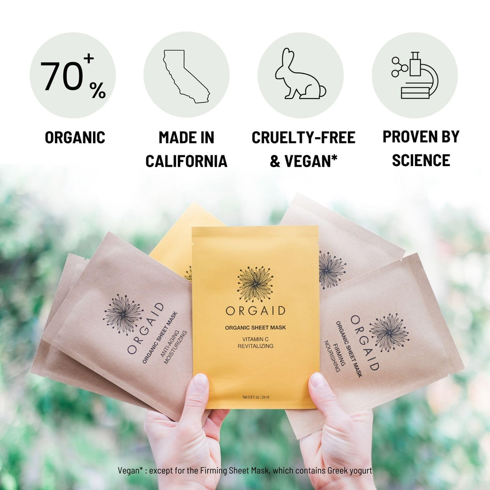 ORGAID Ecoderma technology close-up highlights optimized absorption.
