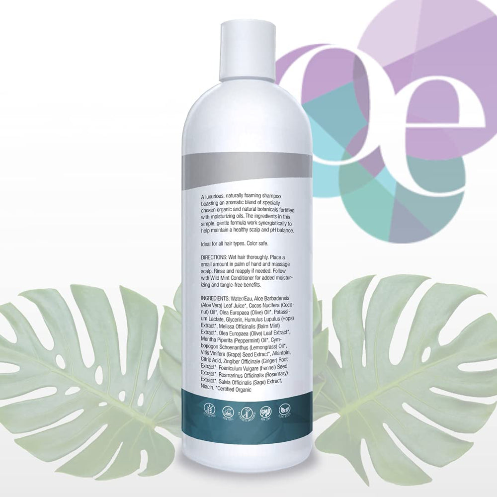 Organic Excellence Aloe Vera hydration close-up—deep moisture for all hair types