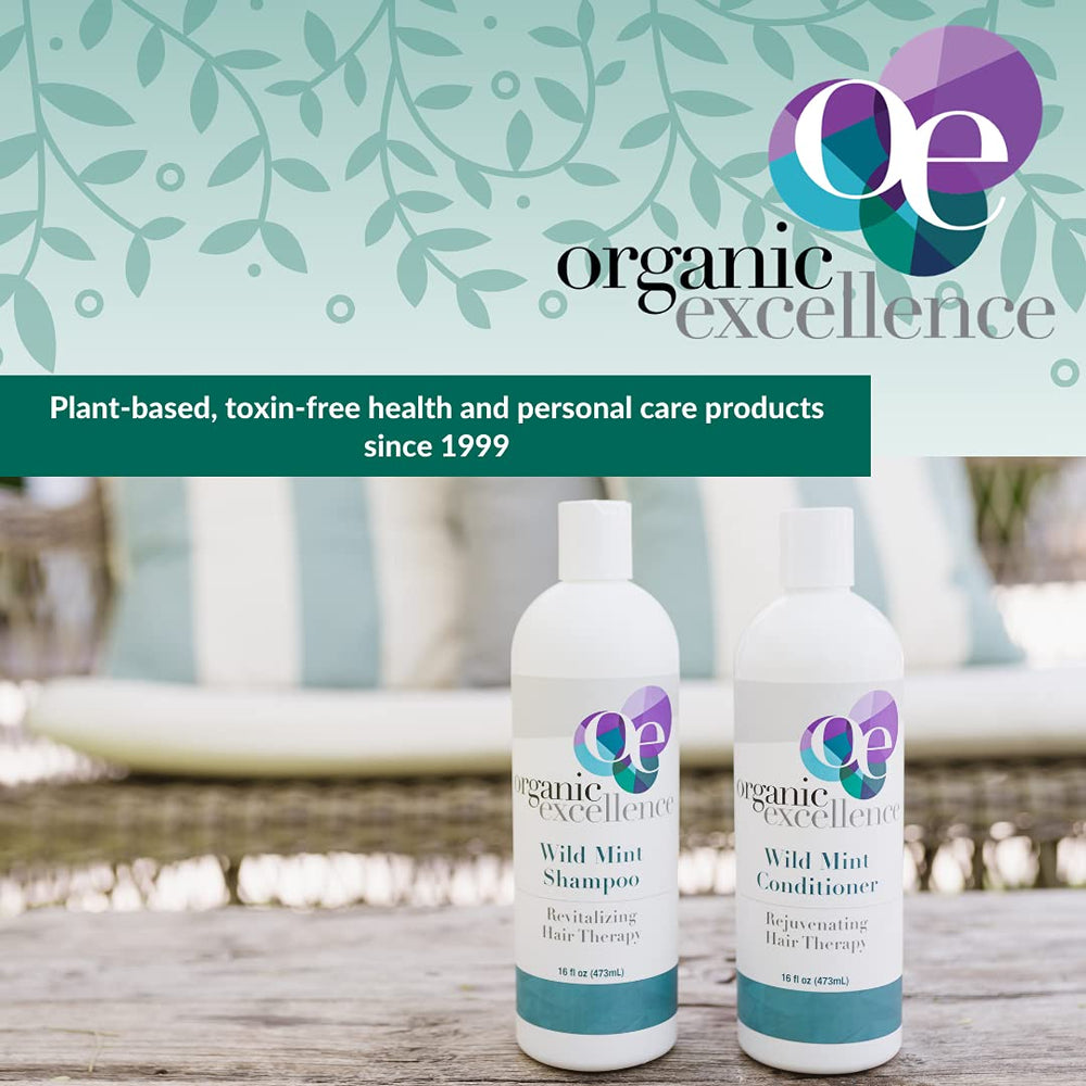 Organic Excellence balance-scape scene—scalp-friendly care for healthier-looking hair