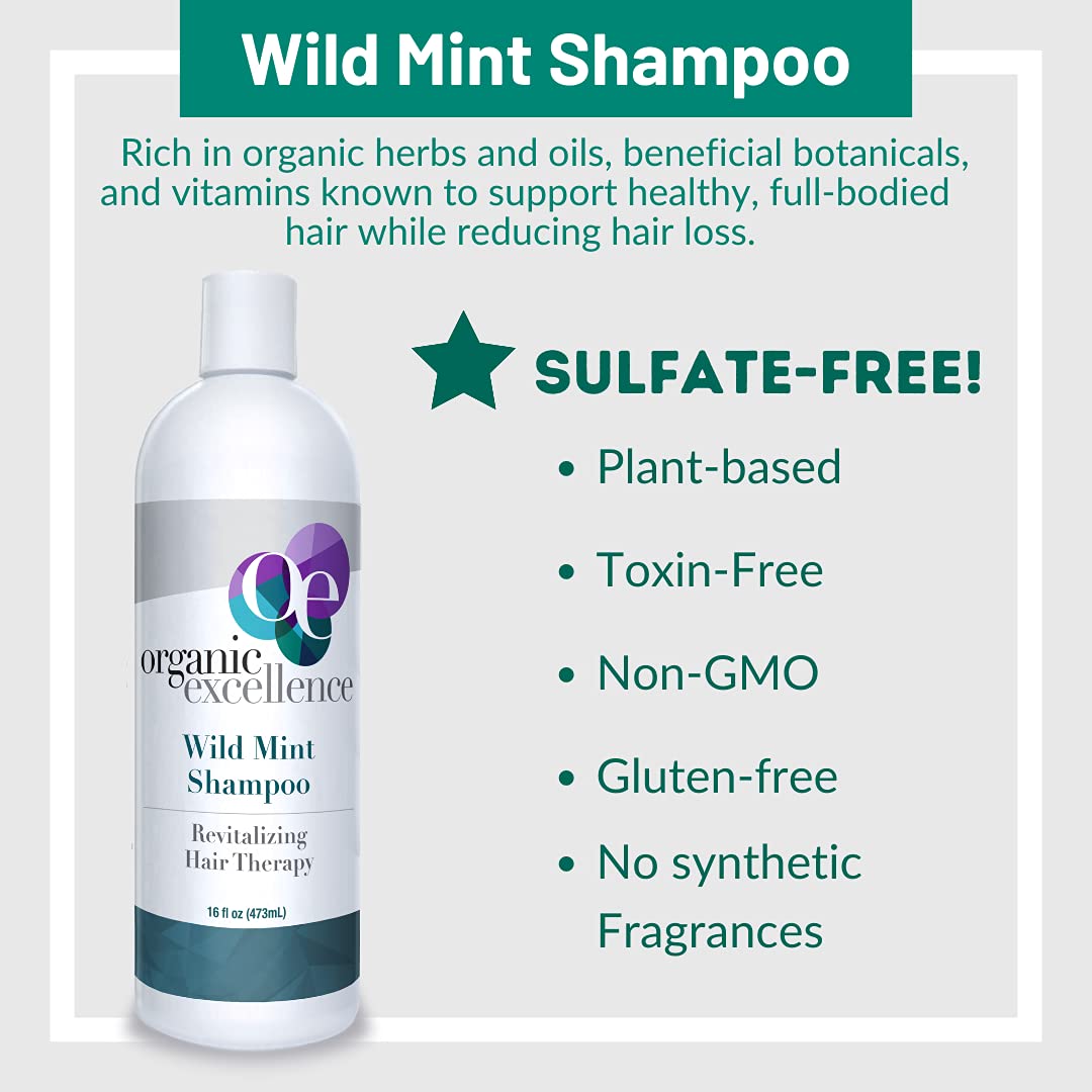 Organic Excellence organic ingredients collection—plant-based care with no harsh chemicals