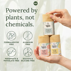 Organic Jaguar deodorant application closeup shows smooth glide for sensitive skin
