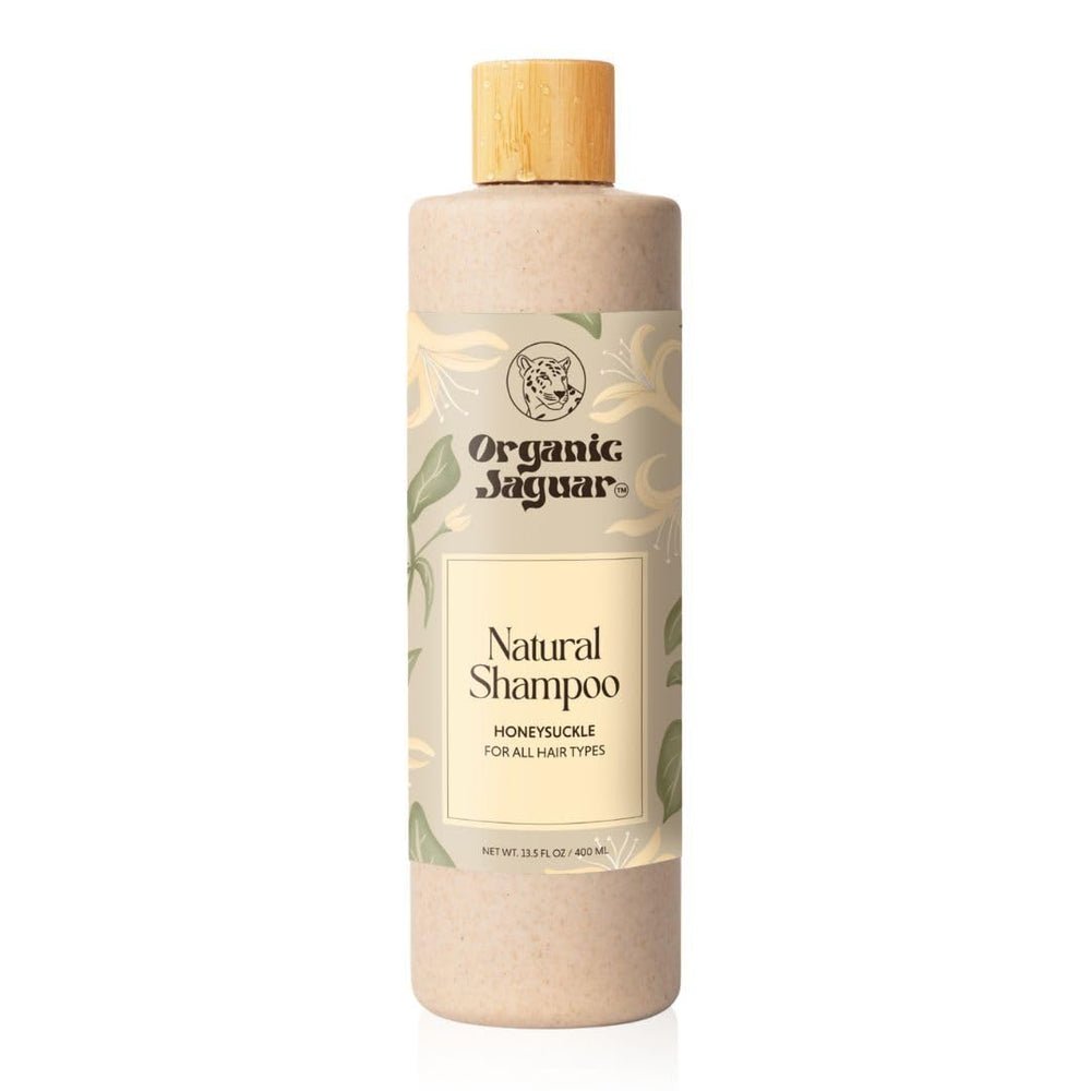 Organic Jaguar Natural Shampoo bottle front showcasing sulfate-free formula for gentle cleansing