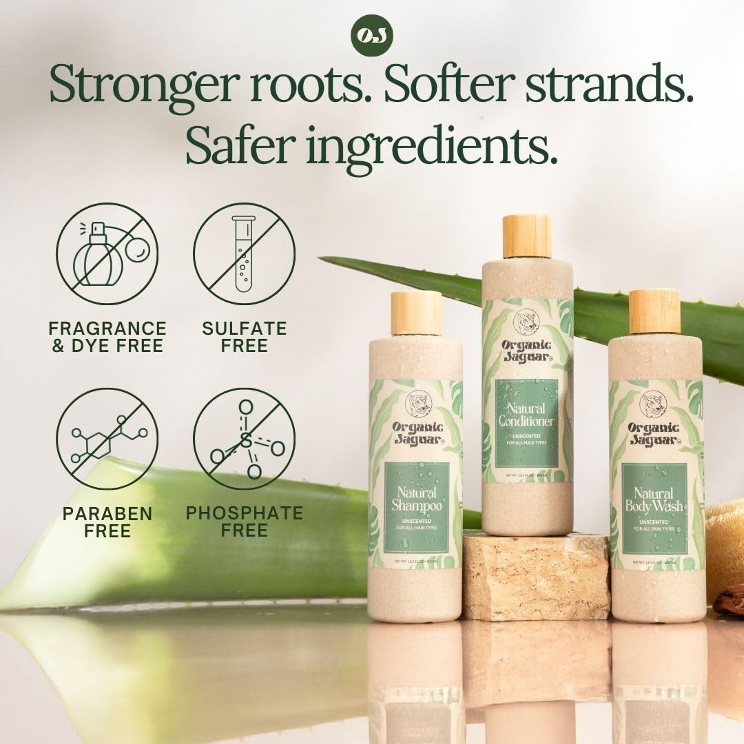Organic Jaguar shampoo honey drizzle conveys natural conditioning and shine