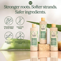 Organic Jaguar shampoo honey drizzle conveys natural conditioning and shine