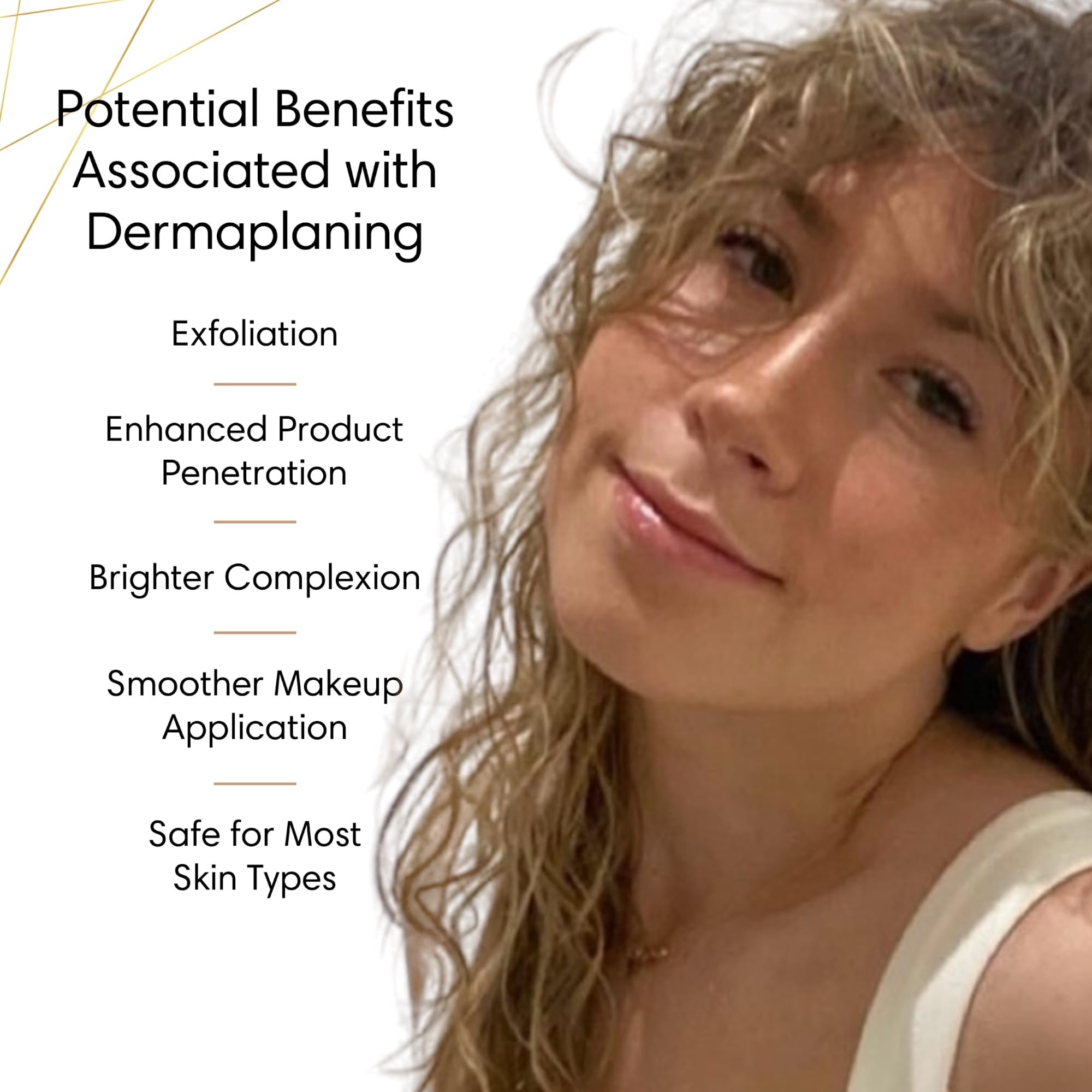 Organic Luxury Dermaplane 12 covers image demonstrates protective caps for hygienic storage.