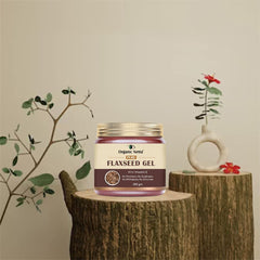 Organic Netra Pure Flaxseed Gel hair-definition closeup for curls.