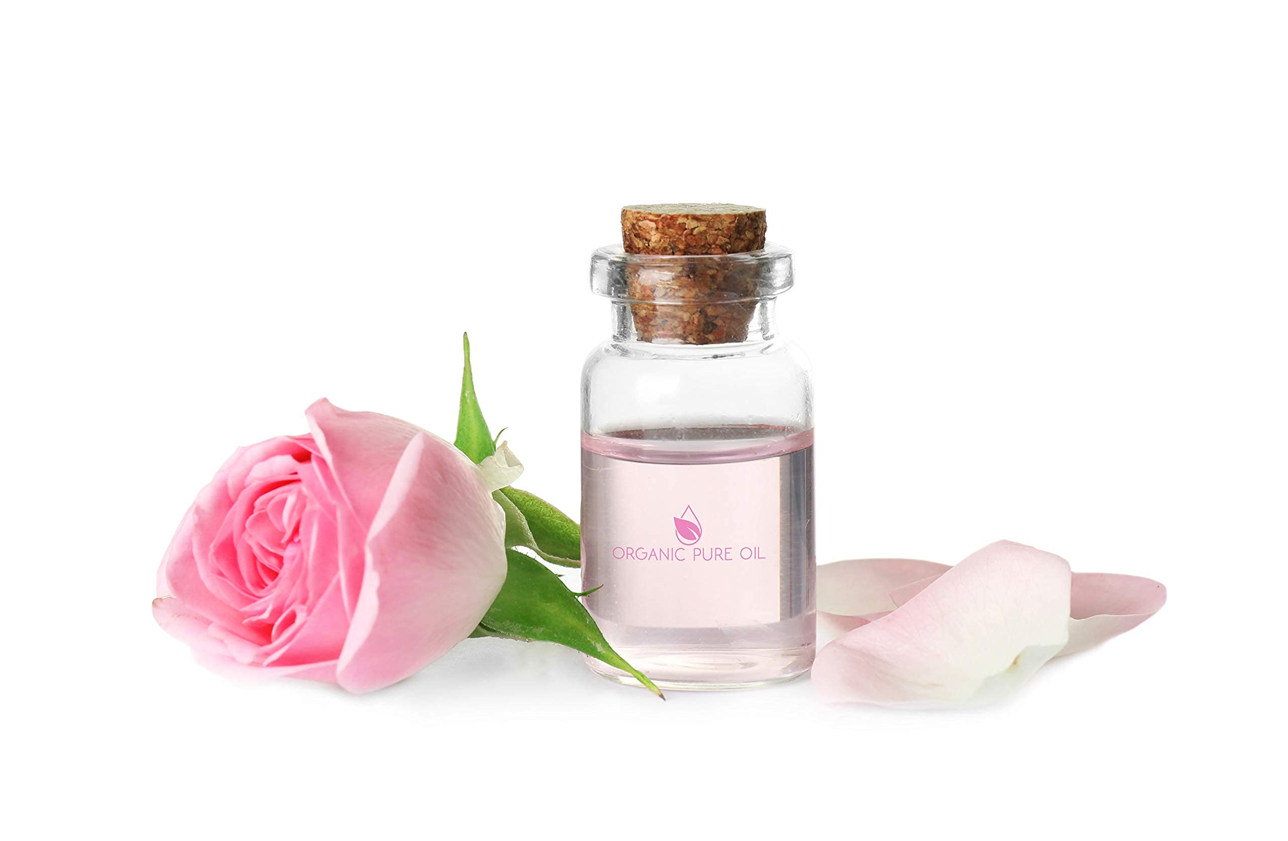  Organic Pure Oil Rose Hydrosol Face Closeup conveying skin hydration and antioxidant glow