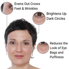 Organys Spark eye-cream application motion detail highlighting smoothing effect