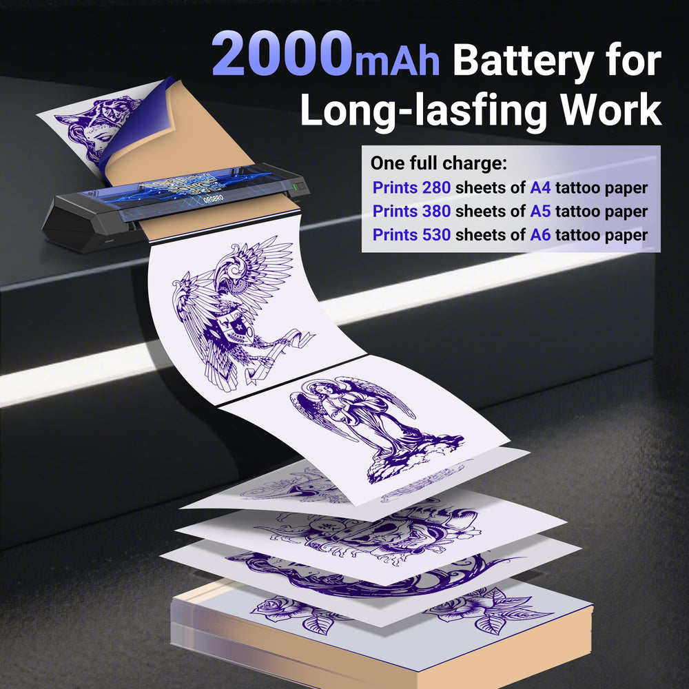 ORGBRO supports A4, A5, and A6 sizes for flexible stencil options.