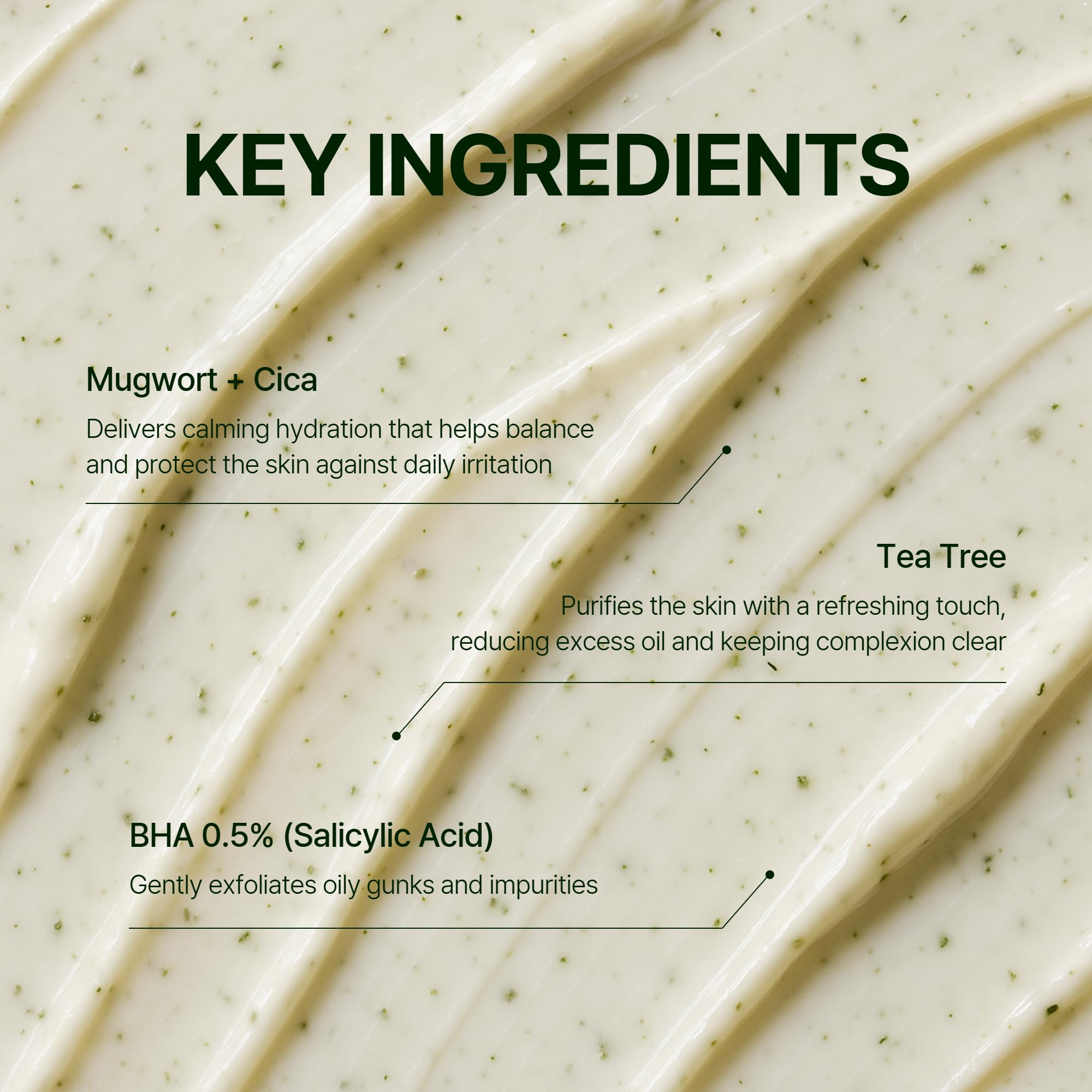 Orien Mugwort Zero Film Cleansing Foam ingredients mugwort centella for soothing care