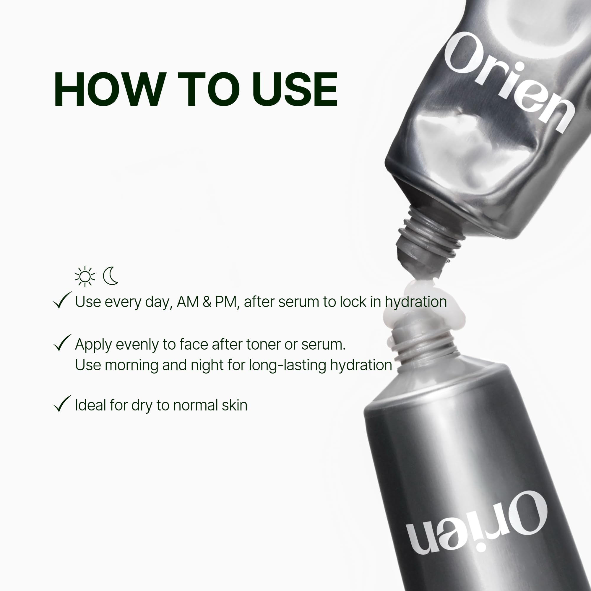 Fragrance-free Orien Mugwort Zero Film Moisturizer suitable for sensitive skin