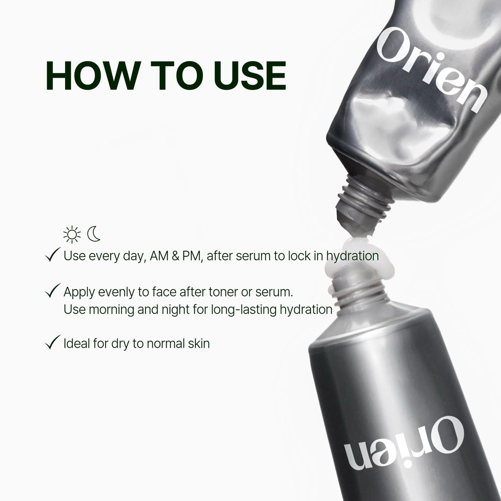 Fragrance-free Orien Mugwort Zero Film Moisturizer suitable for sensitive skin