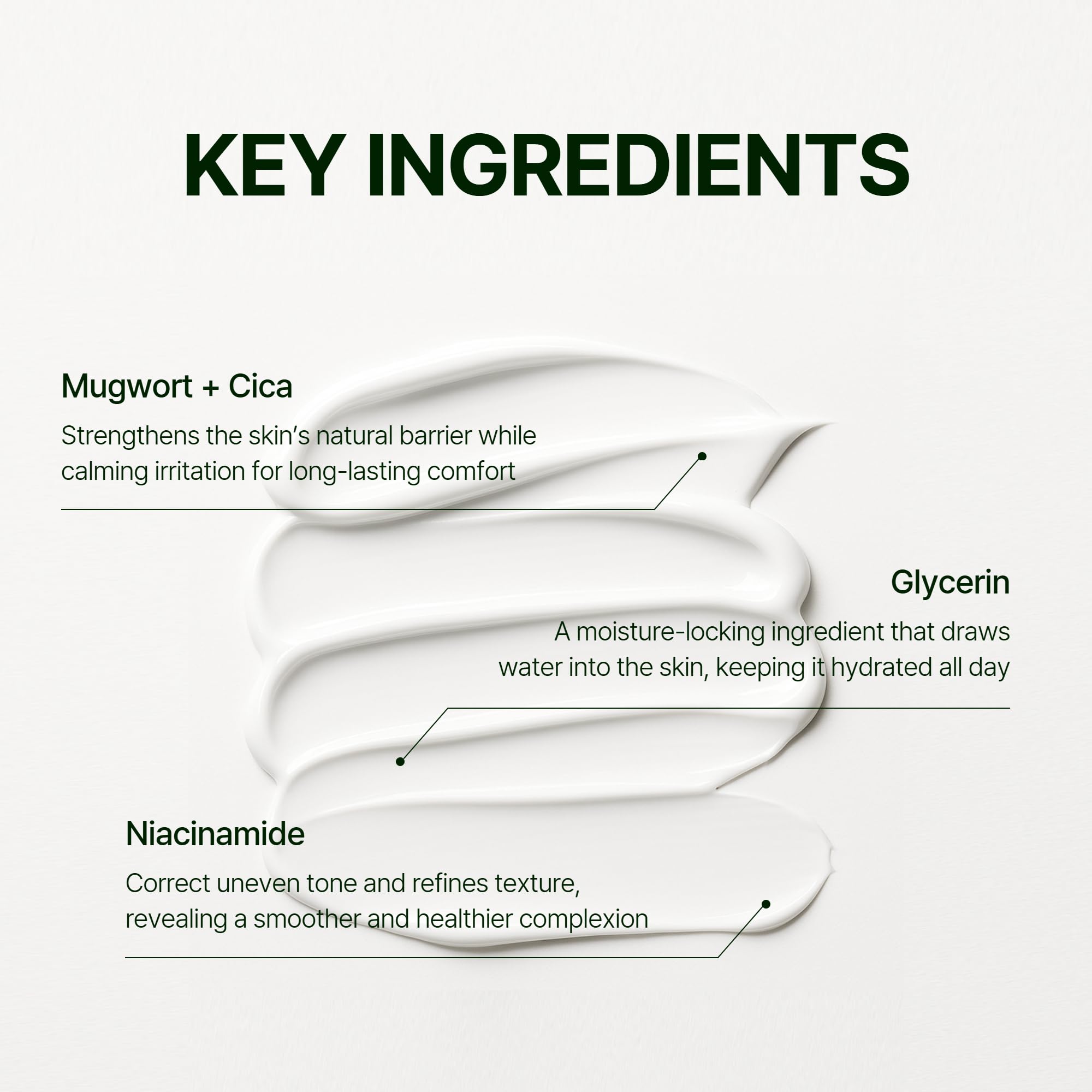 Orien Mugwort Zero Film Moisturizer featuring Panthenol and Sodium Hyaluronate for deep hydration