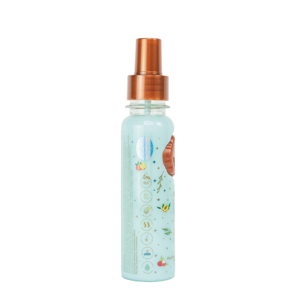 Origen Botánico UV shield for hair protection against sun exposure.