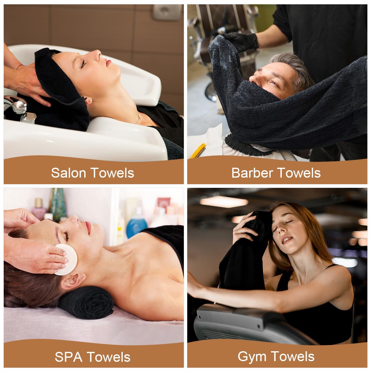 Orighty towels dry quickly, saving time between clients