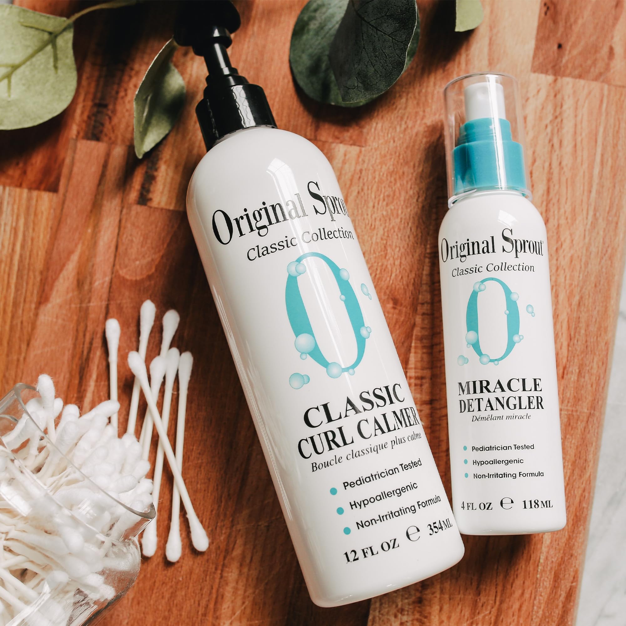Original Sprout Curl Calmer creamy texture shown for lightweight defining.
