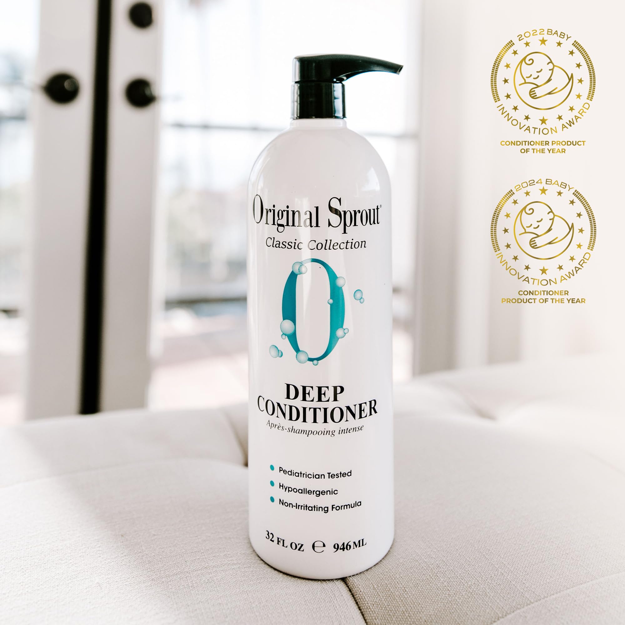 Original Sprout Deep Conditioner texture close-up suggests creamy, easy-to-apply formula.