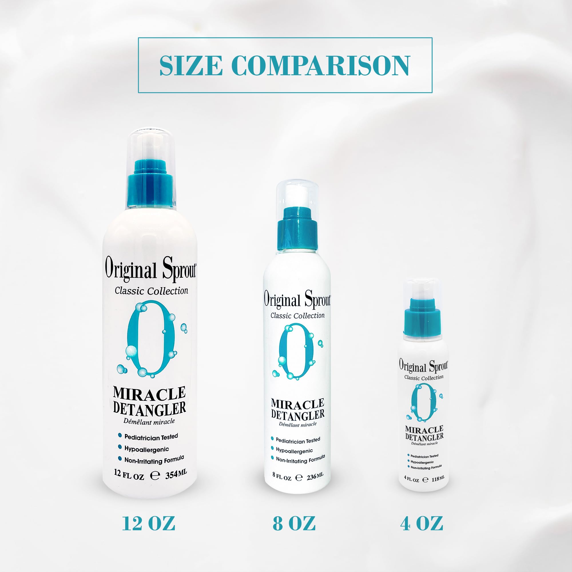 Original Sprout Miracle Detangler used by families for versatile kids and adults styling.