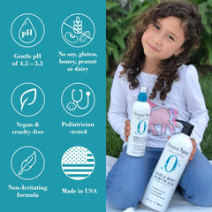 Original Sprout Miracle Detangler Spray on kid hair easing tangles
