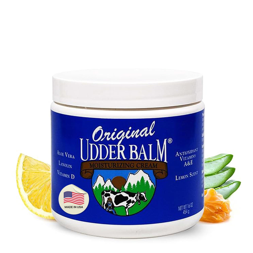 Original Udder Balm jar front view for deep moisture and hydration