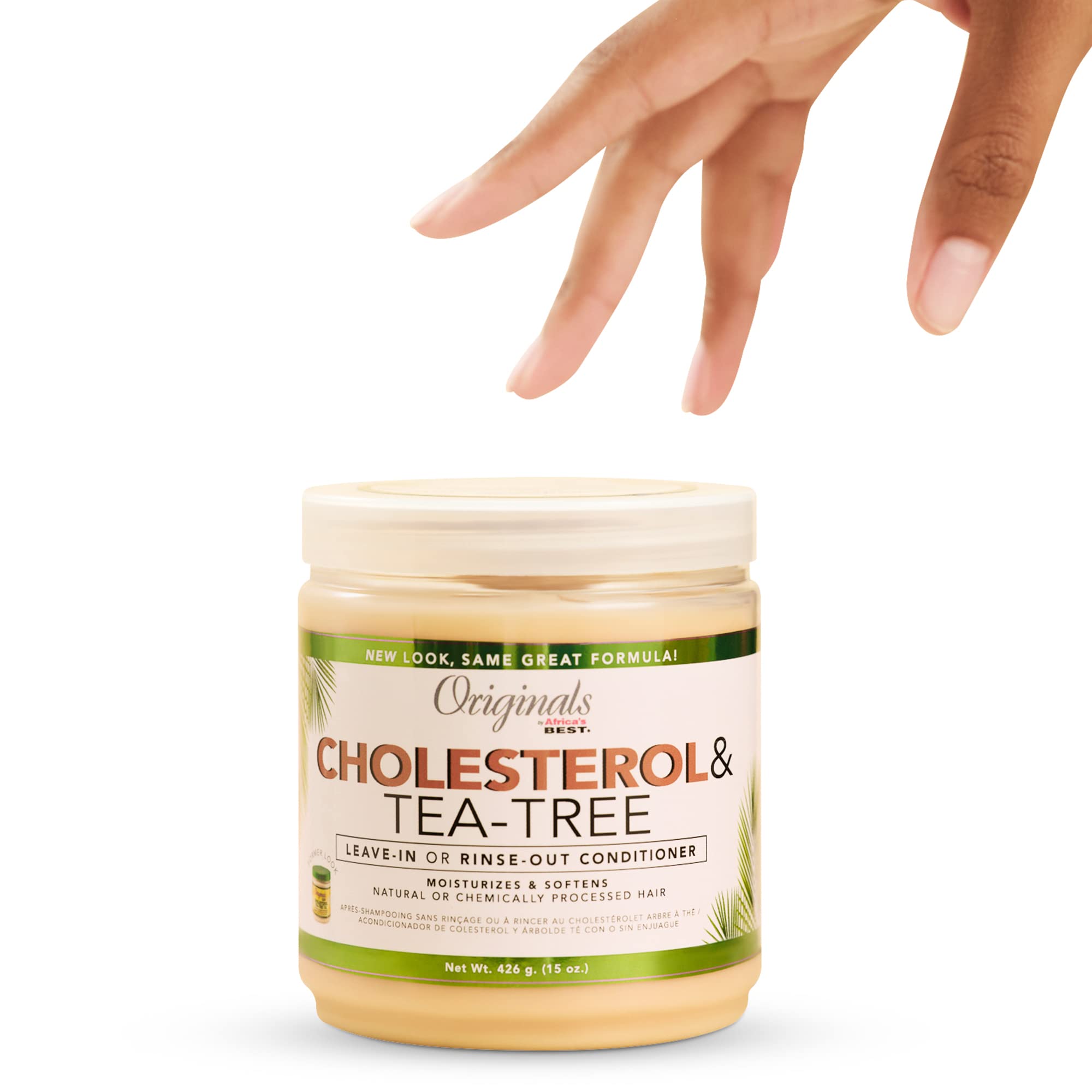 Originals by Africa's Best Colesterol con Aceite de Árbol de Té, ideal para uso diario en casa.