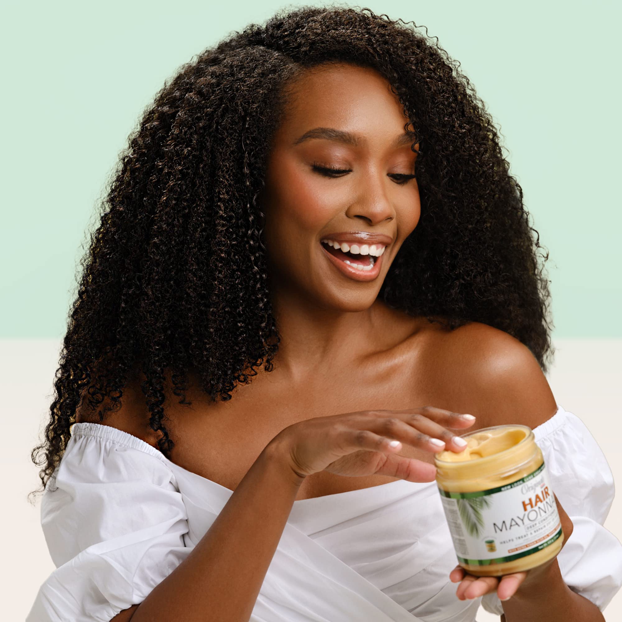 Originals by Africa's Best hair mayonnaise jar-front display highlighting two-pack value and long-lasting care.