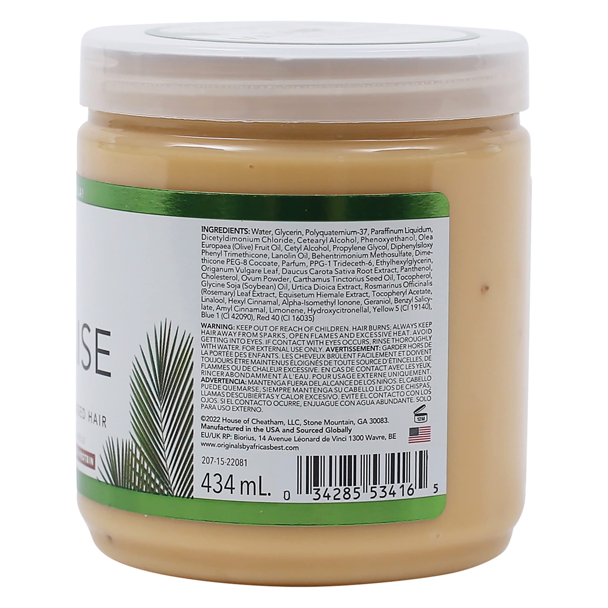 Originals by Africa's Best hair mayonnaise on-shelf scene suggesting versatile conditioning for all hair types.