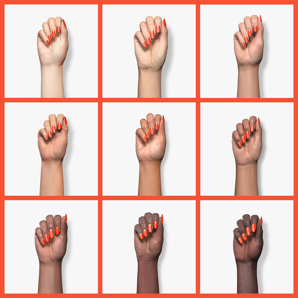 Orly Bare Rose on nails illustrating smooth application and durable gloss