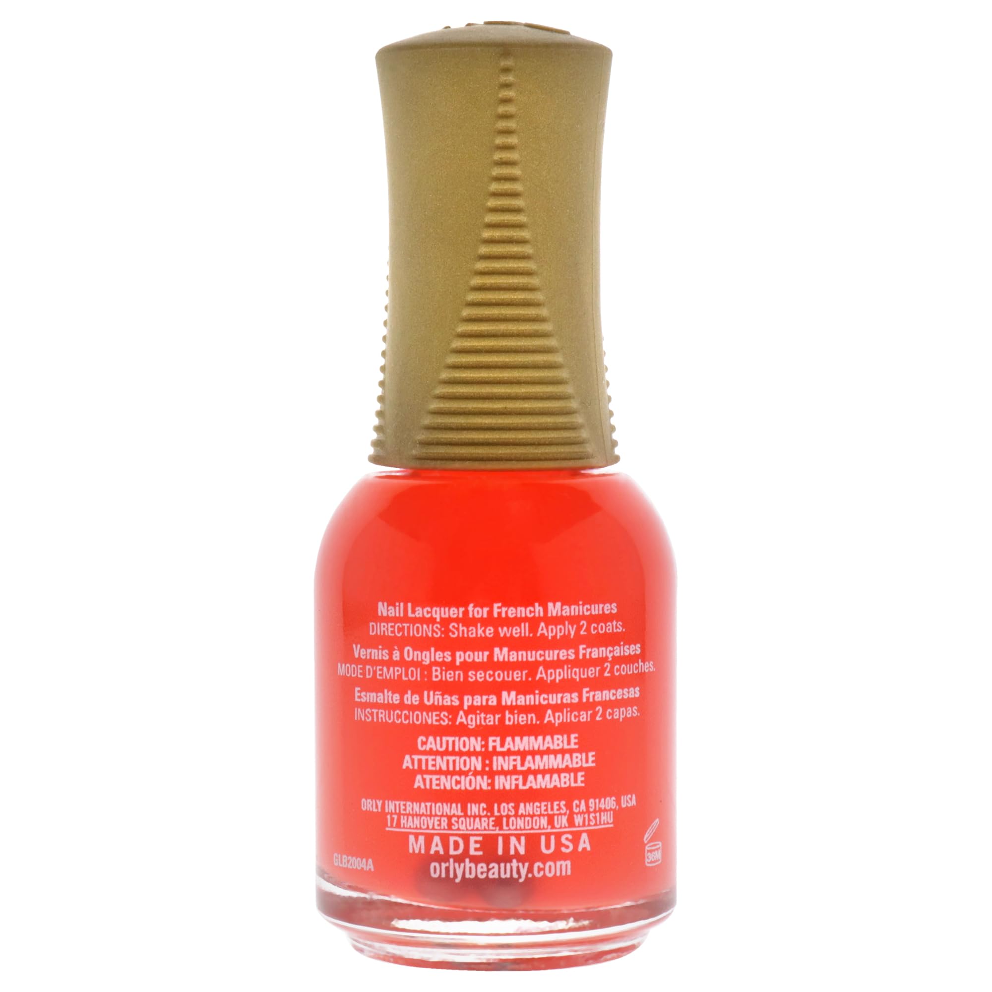 Orly Bare Rose nail polish swatches revealing even coverage and shine