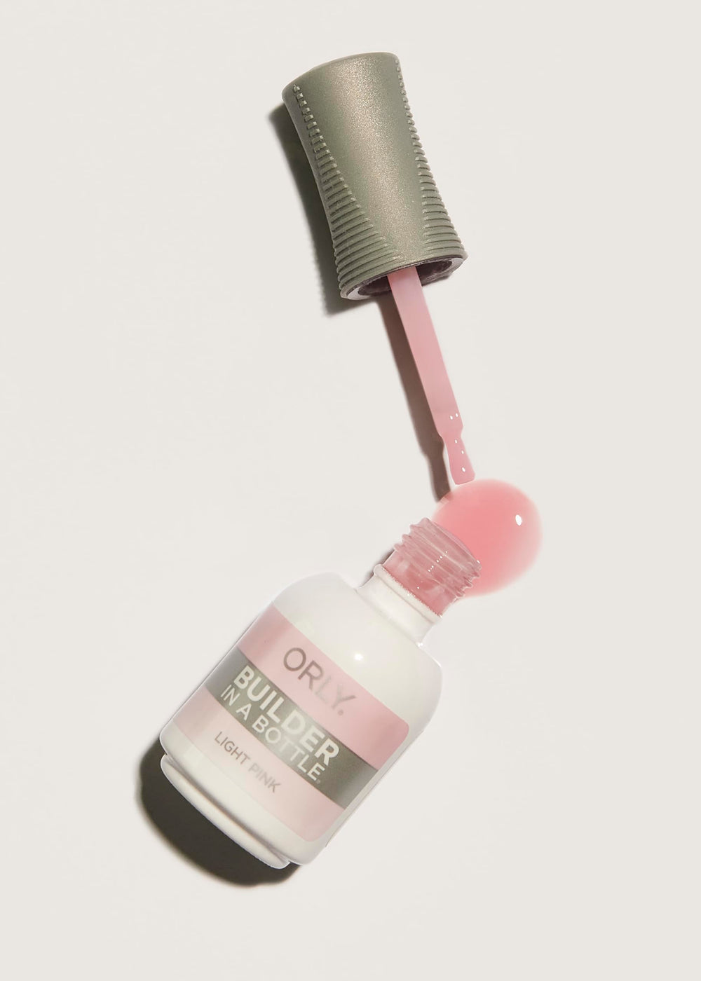 Orly GELFX Builder application steps image illustrating professional nail extension sculpting.
