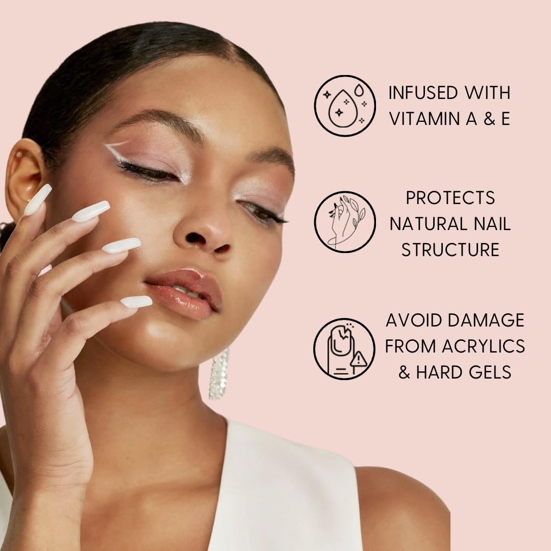 Orly GELFX Builder in a Bottle consistency pour captures creamy texture for even coverage.