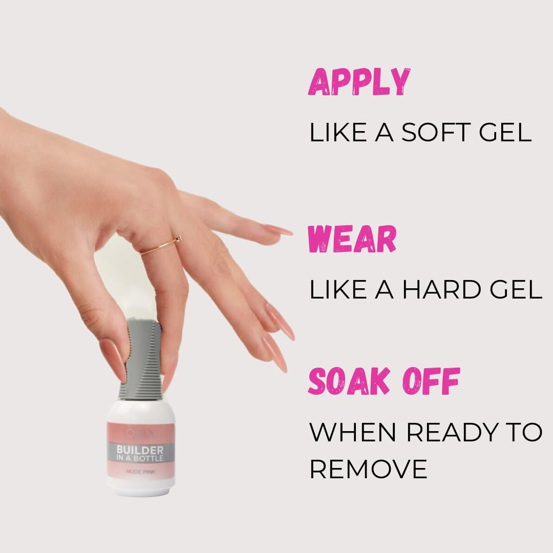 Orly GELFX Builder in a Bottle soaking-off feature image hints faster removal with less damage.
