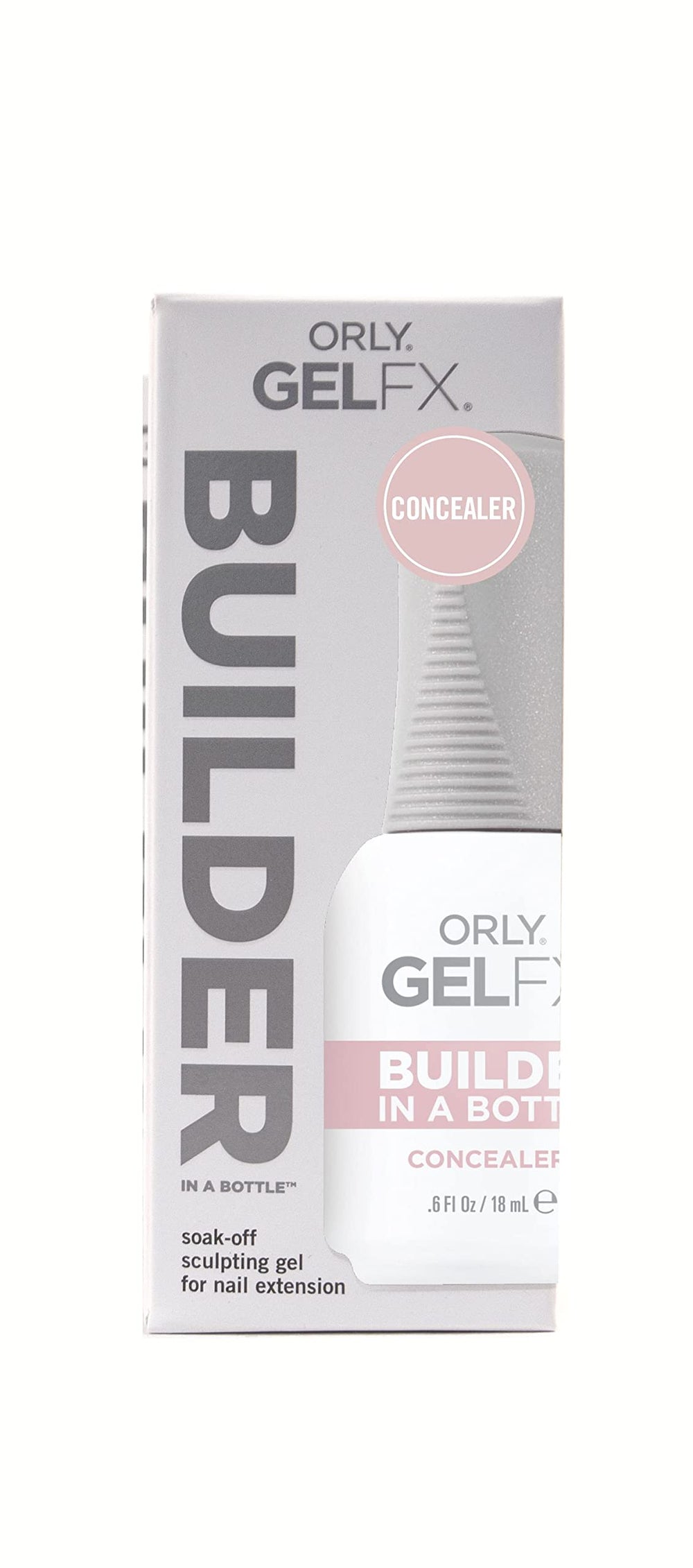 Orly GelFX Builder serves as a nail art base for French tips and designs.